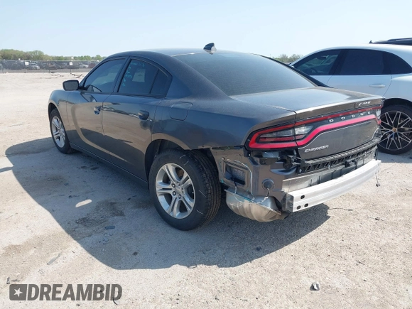 2023 Dodge Charger SXT with VIN 2C3CDXBG4PH635947, listed as a IAAI auction lot 41903133 with 24,702 mi miles and . Bid and sale history available at DreamBid. Image 3.