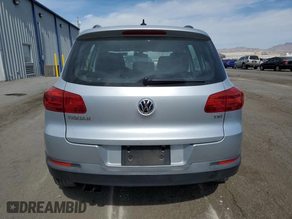 2017 Volkswagen Tiguan S with VIN WVGAV7AX1HK026998, listed as a Copart auction lot 74959504 with 93,696 mi miles and Salvage Title. Bid and sale history available at DreamBid. Image 6.