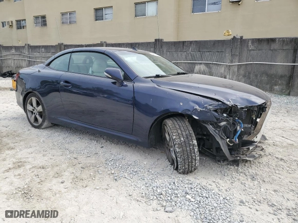 2011 Lexus IS 250C with VIN JTHFF2C28B2518574, listed as a Copart auction lot 84405014 with 92,746 mi miles and Salvage Title. Bid and sale history available at carsss.com. Image 4.
