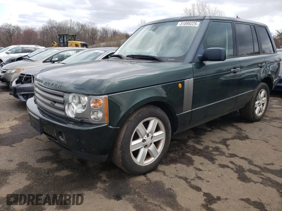 2004 Land Rover Range Rover HSE with VIN SALME11474A167572, listed as a Copart auction lot 51899225 with 80,172 mi miles and Clean title. Bid and sale history available at DreamBid. Image 1.