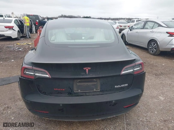 2020 Tesla Model 3 Performance with VIN 5YJ3E1EC1LF742792, listed as a IAAI auction lot 41541798 with NaN miles. Bid and sale history available at carsss.com. Image 16.