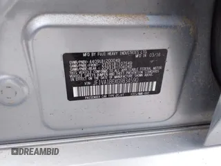 2016 Subaru WRX with VIN JF1VA1B6XG9834590, listed as a IAAI auction lot 42148646 with 1 mi miles. Bid and sale history available at carsss.com. Image 9.