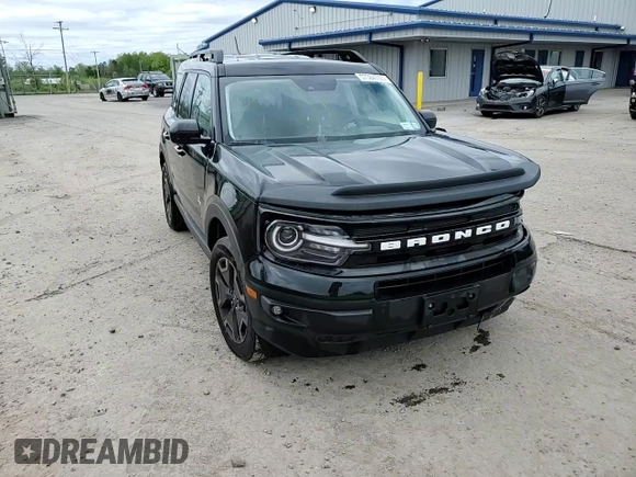 2022 Ford Bronco Sport Outer Banks with VIN 3FMCR9C60NRD88356, listed as a Copart auction lot 57384755 with 46,834 mi miles and Salvage title. Bid and sale history available at DreamBid. Image 14.