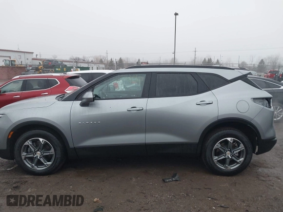 2024 Chevrolet Blazer LT with VIN 3GNKBCR4XRS152150, listed as a IAAI auction lot 41476874 with 7,383 mi miles and . Bid and sale history available at DreamBid. Image 14.