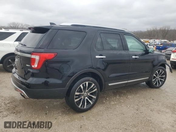 2016 Ford Explorer Platinum with VIN 1FM5K8HT9GGC86327, listed as a Copart auction lot 49594305 with 285,992 mi miles and Salvage Title. Bid and sale history available at DreamBid. Image 3.