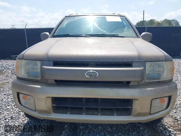 2001 Infiniti QX4 with VIN JNRDR09X11W201136, listed as a IAAI auction lot 41904963 with 198,345 mi miles and . Bid and sale history available at DreamBid. Image 6.