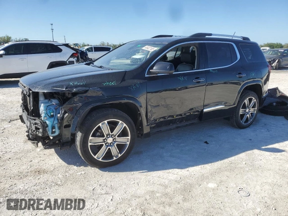 2019 GMC Acadia Denali with VIN 1GKKNXLS1KZ107741, listed as a Copart auction lot 48402185 with 108,115 mi miles and Salvage Title. Bid and sale history available at carsss.com. Image 1.