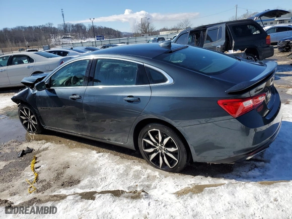 2020 Chevrolet Malibu RS with VIN 1G1ZG5ST8LF137091, listed as a Copart auction lot 46424895 with 36,188 mi miles and Salvage Title. Bid and sale history available at carsss.com. Image 2.