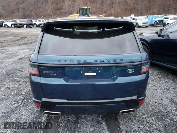 2022 Land Rover Range Rover Sport HSE Dynamic with VIN SALWR2SEXNA205758, listed as a Copart auction lot 82760554 with 43,452 mi miles and Salvage Title. Bid and sale history available at DreamBid. Image 6.