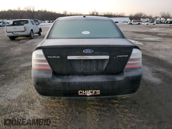 2008 Ford Taurus Limited with VIN 1FAHP25W48G112543, listed as a Copart auction lot 83317684 with 35,046 mi miles and Salvage Title. Bid and sale history available at DreamBid. Image 6.