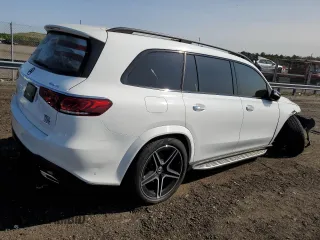 2022 Mercedes-Benz GLS with VIN 4JGFF5KE9NA734616, listed as a Copart auction lot 52593753 with 8,148 mi miles. Bid and sale history available at carsss.com. Image 3.