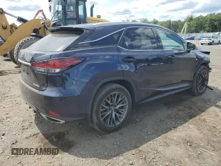 2022 Lexus RX with VIN 2T2YZMDA5NC351868, listed as a Copart auction lot 64174874 with 46,973 mi miles and Salvage Title. Bid and sale history available at carsss.com. Image 3.