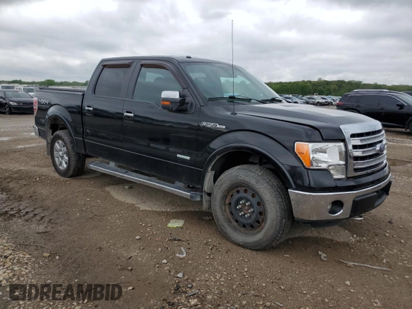 2014 Ford F-150 XL with VIN 1FTFW1ETXEFC65143, listed as a Copart auction lot 55366185 with 160,846 mi miles and Clean Title. Bid and sale history available at carsss.com. Image 4.