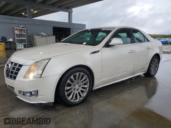 2012 Cadillac CTS Performance with VIN 1G6DJ5E31C0102123, listed as a Copart auction lot 89283265 with 133,962 mi miles and Salvage Title. Bid and sale history available at DreamBid. Image 1.