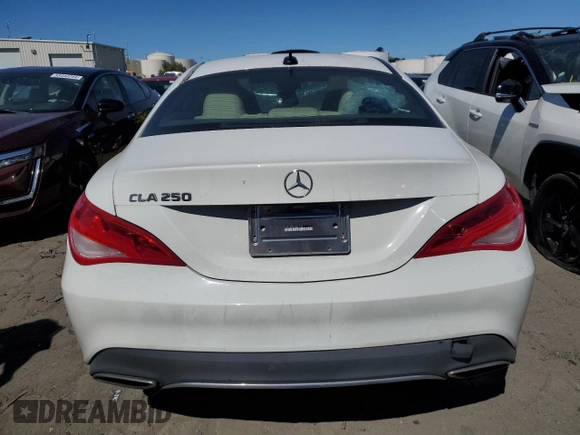 2017 Mercedes-Benz CLA 250 with VIN WDDSJ4EB2HN467738, listed as a Copart auction lot 53228884 with 83,648 mi miles and . Bid and sale history available at DreamBid. Image 6.
