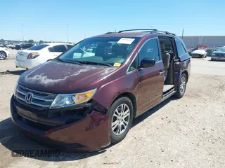2011 Honda Odyssey EX with VIN 5FNRL5H42BB021438, listed as a IAAI auction lot 41978690 with 190,495 mi miles and . Bid and sale history available at carsss.com. Image 20.