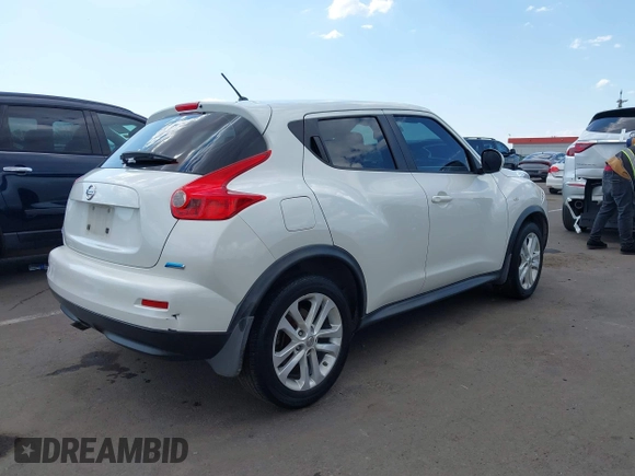 2013 Nissan Juke SV with VIN JN8AF5MR4DT202115, listed as a IAAI auction lot 42437467 with 145,420 mi miles and . Bid and sale history available at DreamBid. Image 4.