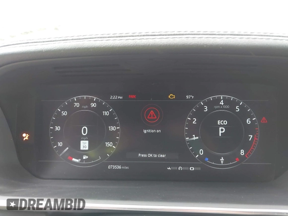 2019 Land Rover Range Rover HSE с VIN SALGS2SV2KA550061, выставлен на аукционе IAAI как лот 42257187 с пробегом 73 536 миль миль и . История ставок и продаж доступна на DreamBid. Изображение 7.