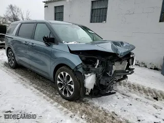 2023 Kia Carnival EX with VIN KNDNC5H35P6299999, listed as a Copart auction lot 44584415 with 21,509 mi miles and Salvage Title. Bid and sale history available at carsss.com. Image 15.