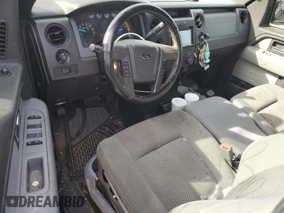 2014 Ford F-150 XL with VIN 1FTFX1CF4EKD90138, listed as a Copart auction lot 46899635 with 225,309 mi miles and Salvage Title. Bid and sale history available at carsss.com. Image 8.