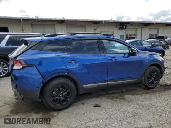 2023 Kia Sportage X-Pro with VIN 5XYK7CAF5PG060739, listed as a Copart auction lot 65210154 with 55,079 mi miles and Salvage Title. Bid and sale history available at carsss.com. Image 3.