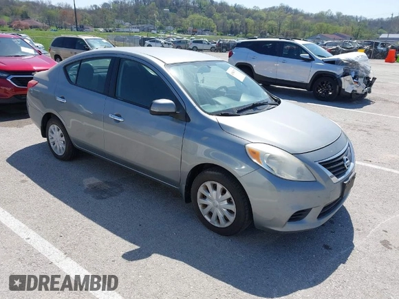 2012 Nissan Versa SL with VIN 3N1CN7AP8CL896108, listed as a IAAI auction lot 41984717 with 180,992 mi miles. Bid and sale history available at carsss.com. Image 1.
