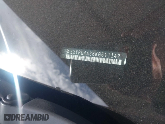 2019 Kia Sorento LX z VIN 5XYPG4A36KG611142, wystawiony jako IAAI lot #41275270 z przebiegiem 97 421 mil mil oraz . Historia ofert i sprzedaży dostępna na DreamBid. Obrazek 9.