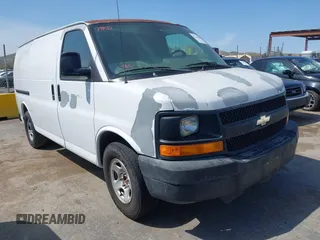 2005 Chevrolet Express Cargo with VIN 1GCFG15T651238970, listed as a IAAI auction lot 42141600 with 138,534 mi miles and . Bid and sale history available at DreamBid. Image 1.