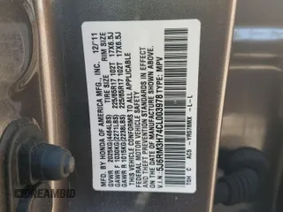 2012 Honda CR-V EX-L with VIN 5J6RM3H74CL003978, listed as a Copart auction lot 49239565 with 36,316 mi miles and Salvage Title. Bid and sale history available at carsss.com. Image 14.