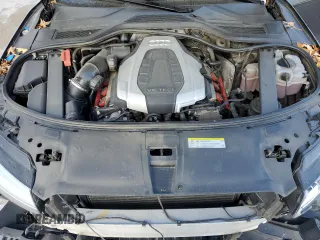2017 Audi A8 L with VIN WAU44AFD1HN012059, listed as a Copart auction lot 80479364 with 126,890 mi miles and Salvage Title. Bid and sale history available at carsss.com. Image 12.