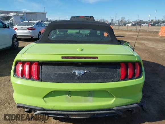 2020 Ford Mustang EcoBoost z VIN 1FATP8UHXL5186022, wystawiony jako IAAI lot #41395446 z przebiegiem 117 634 mil mil oraz . Historia ofert i sprzedaży dostępna na DreamBid. Obrazek 16.