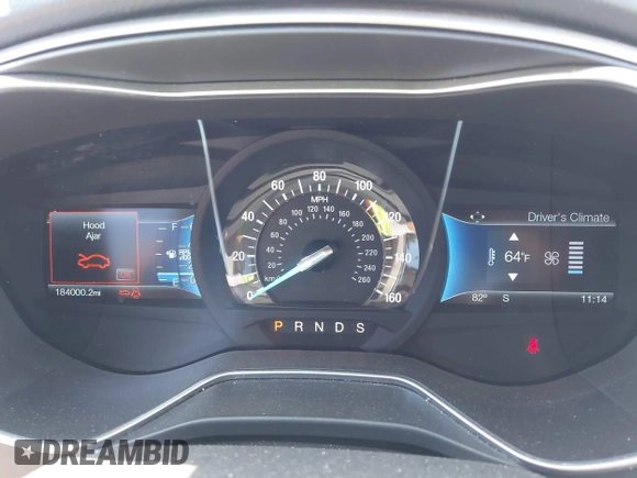 2016 Ford Fusion SE with VIN 3FA6P0T91GR263632, listed as a IAAI auction lot 42622712 with 184,000 mi miles and . Bid and sale history available at DreamBid. Image 7.