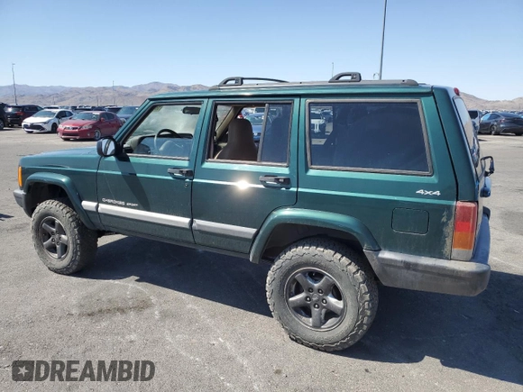 2001 Jeep Cherokee Sport with VIN 1J4FF48S91L610463, listed as a Copart auction lot 59601495 with Not provided miles and Salvage title. Bid and sale history available at DreamBid. Image 2.