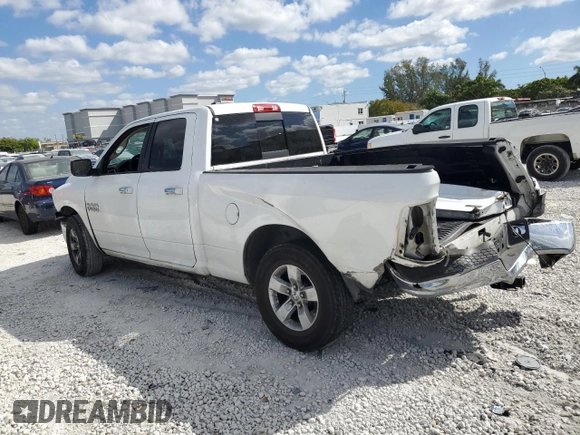2018 Ram 1500 SLT with VIN 1C6RR6GG2JS104828, listed as a Copart auction lot 49711825 with 140,083 mi miles and Salvage title. Bid and sale history available at DreamBid. Image 2.
