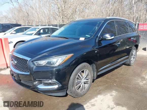 2017 Infiniti QX60 with VIN 5N1DL0MN7HC561106, listed as a IAAI auction lot 41768919 with 112,377 mi miles. Bid and sale history available at carsss.com. Image 18.