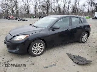 2012 Mazda 3 i Grand Touring with VIN JM1BL1M89C1599856, listed as a Copart auction lot 48949845 with 179,368 mi miles and Salvage Title. Bid and sale history available at DreamBid. Image 1.