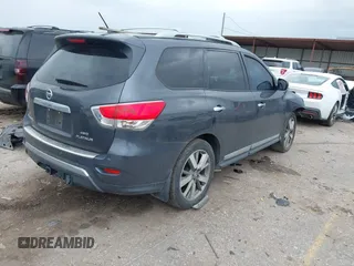 2014 Nissan Pathfinder S z VIN 5N1AR2MM0EC705286, wystawiony jako IAAI lot #41909850 z przebiegiem 136 091 mil mil oraz . Historia ofert i sprzedaży dostępna na DreamBid. Obrazek 4.