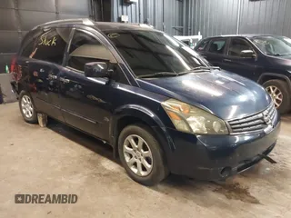 2007 Nissan Quest SE z VIN 5N1BV28U87N112745, wystawiony jako IAAI lot #42400109 z przebiegiem 92 100 mil mil oraz . Historia ofert i sprzedaży dostępna na DreamBid. Obrazek 1.