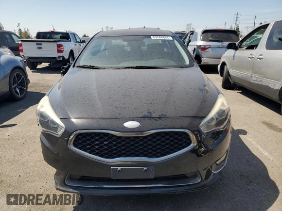 2014 Kia Cadenza Premium with VIN KNALN4D79E5129357, listed as a Copart auction lot 63249684 with 96,664 mi miles and Salvage Title. Bid and sale history available at carsss.com. Image 5.