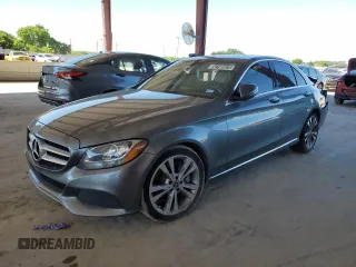 2018 Mercedes-Benz C 300 z VIN 55SWF4JB9JU253688, wystawiony jako Copart lot #56190625 z przebiegiem 75 496 mil mil oraz Czysty tytuł • Clean title. Historia ofert i sprzedaży dostępna na DreamBid. Obrazek 1.