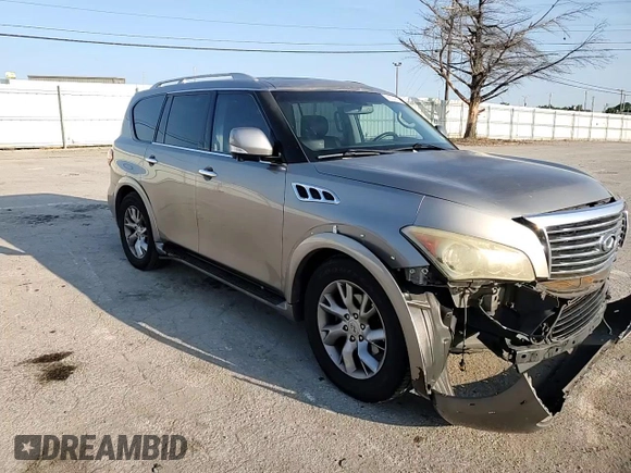 2012 Infiniti QX56 8-passenger with VIN JN8AZ2ND3C9715506, listed as a Copart auction lot 68324314 with 173,222 mi miles and Non Repairable. Bid and sale history available at carsss.com. Image 11.