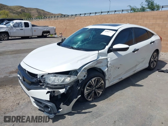 2017 Honda Civic Sedan EX-T with VIN 2HGFC1F36HH649299, listed as a IAAI auction lot 41847005 with 76,280 mi miles. Bid and sale history available at carsss.com. Image 17.