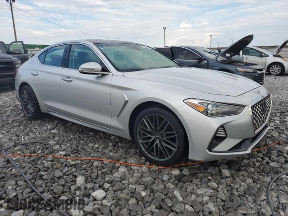 2019 Genesis G70 2.0T Advanced with VIN KMTG34LA9KU027051, listed as a Copart auction lot 71967634 with 41,356 mi miles and Salvage Title. Bid and sale history available at carsss.com. Image 4.