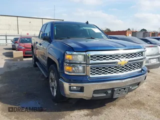 2015 Chevrolet Silverado 1500 LT with VIN 1GCRCREC2FZ297041, listed as a IAAI auction lot 41563446 with 186,163 mi miles. Bid and sale history available at carsss.com. Image 1.