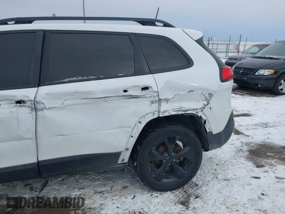 2016 Jeep Cherokee Altitude with VIN 1C4PJLAB4GW376723, listed as a IAAI auction lot 41593248 with 96,940 mi miles and . Bid and sale history available at DreamBid. Image 6.