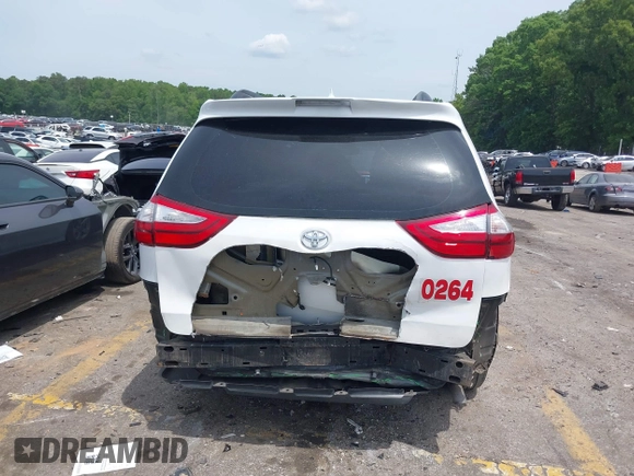 2018 Toyota Sienna LE Auto Access Seat with VIN 5TDKZ3DC6JS909072, listed as a IAAI auction lot 42228691 with 253,295 mi miles and . Bid and sale history available at DreamBid. Image 16.