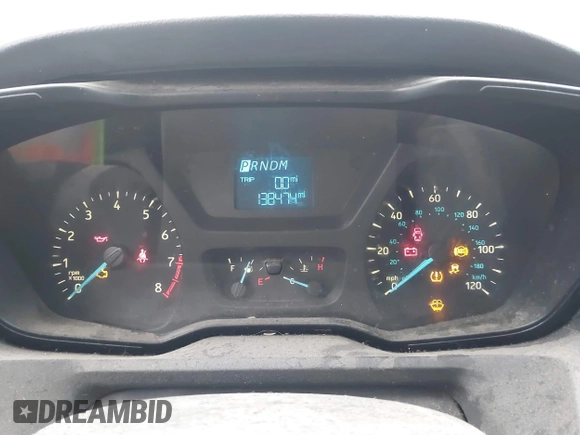 2016 Ford Transit Cargo with VIN 1FTYE1ZM9GKA62074, listed as a IAAI auction lot 41550212 with 138,474 mi miles. Bid and sale history available at carsss.com. Image 7.