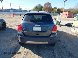 2016 Chevrolet Trax LT with VIN 3GNCJPSB7GL265388, listed as a IAAI auction lot 40809653 with 114,847 mi miles. Bid and sale history available at carsss.com. Image 16.