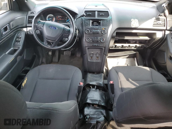 2016 Ford Utility Police Interceptor with VIN 1FM5K8AR9GGD32060, listed as a Copart auction lot 54308145 with 117,314 mi miles and Salvage Title. Bid and sale history available at carsss.com. Image 7.