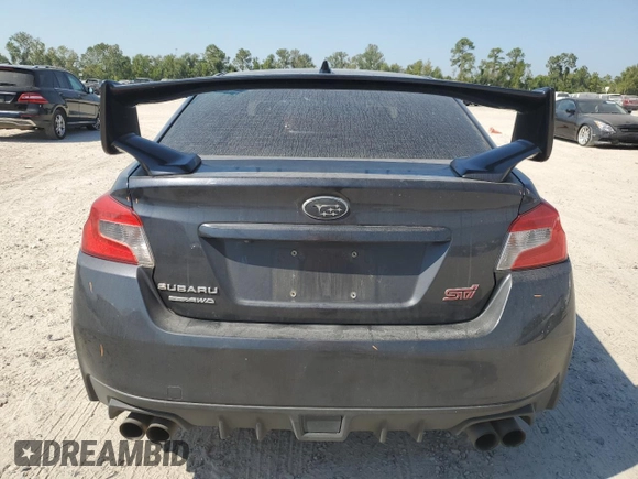 2018 Subaru WRX STI Launch with VIN JF1VA2W61J9820794, listed as a Copart auction lot 76299864 with 137,498 mi miles and Salvage title. Bid and sale history available at DreamBid. Image 6.